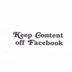 Paul DeGeorge - Keep Content Off Facebook