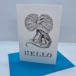 Toast Cards - Hello Lizard Greeting Card