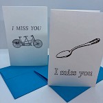 Toast Cards - I Miss You Greeting Card 2-Pack