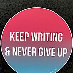 Hope Amico - Keep Writing & Never Give Up Sticker