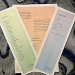 Eileen Myles, Alice Notley, Brandon Shimoda - Poetry Broadside 3-Pack (Fonograf Editions)