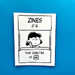 Dave Hankins - The Zinester Is In Sticker