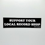 Dollar Country Podcast - Support Your Local Record Shop Sticker