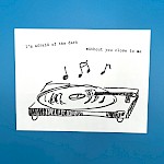 Hope Amico - Afraid of the Dark Postcard